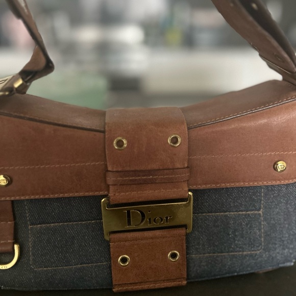 Vintage Dior Columbus bag in denim - Picture 7 of 10